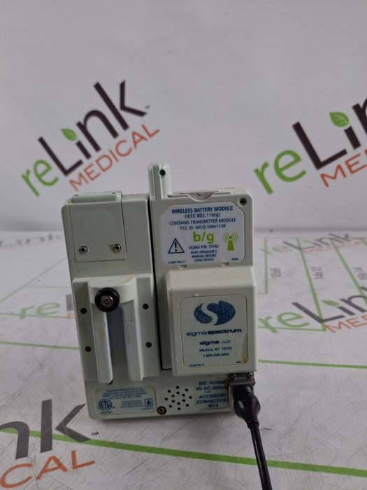 Baxter Sigma Spectrum 6.05.14 with B/G Battery Infusion Pump