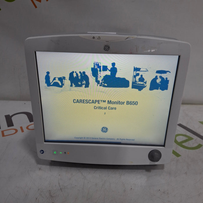 GE Healthcare Carescape B650 Critical Care Patient Monitor