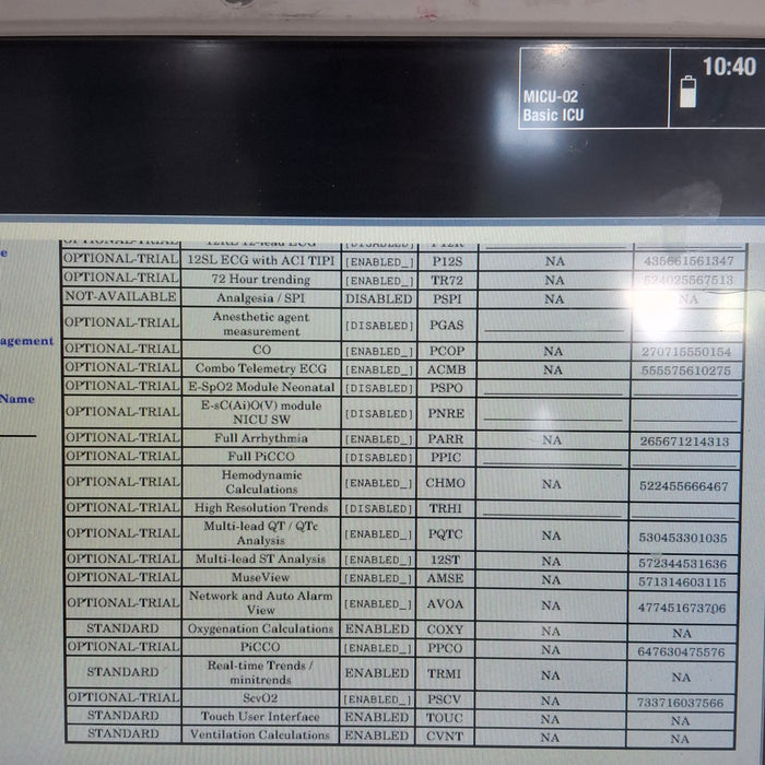 GE Healthcare Carescape B650 Critical Care Patient Monitor