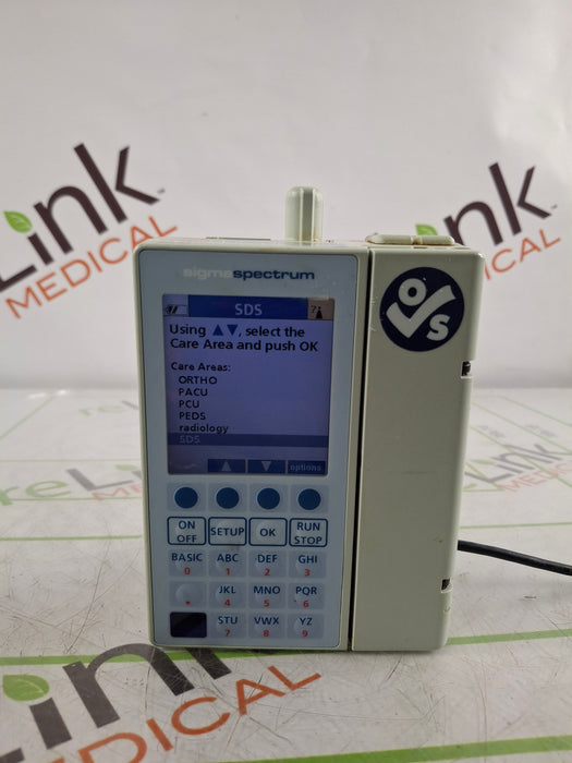Baxter Sigma Spectrum 6.05.14 with B/G Battery Infusion Pump