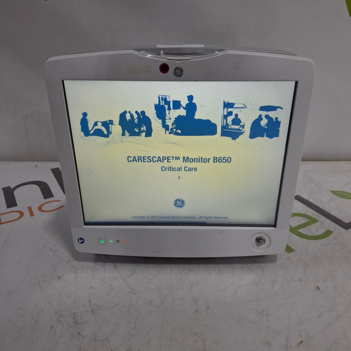 GE Healthcare Carescape B650 Critical Care Patient Monitor