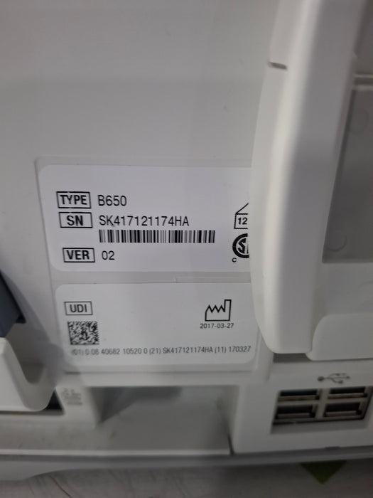 GE Healthcare Carescape B650 Post Anesthesia Care Patient Monitor