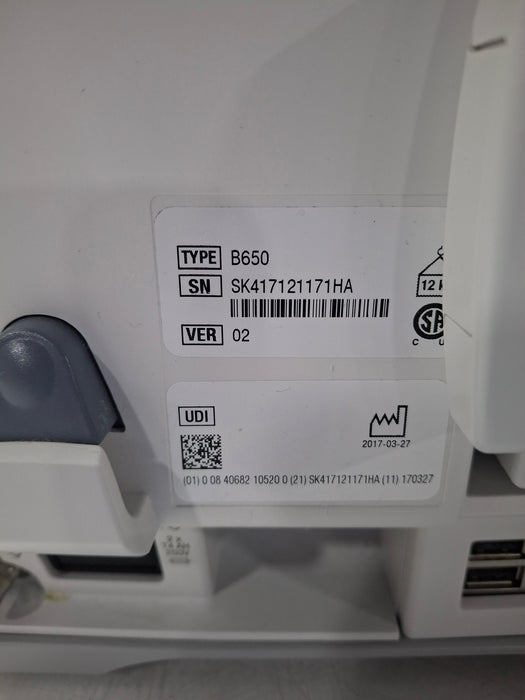 GE Healthcare Carescape B650 Post Anesthesia Care Patient Monitor