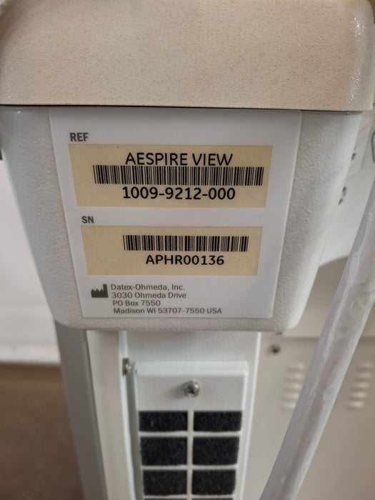 GE Healthcare Aespire View Anesthesia Machine