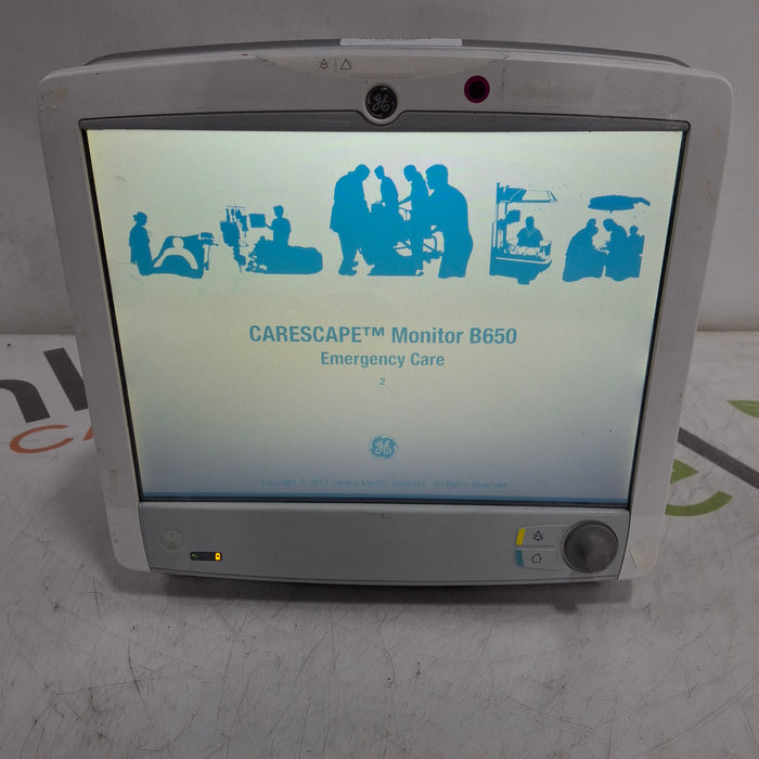 GE Healthcare Carescape B650 Emergency Care Patient Monitor