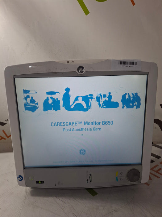GE Healthcare Carescape B650 Anesthesia Care Patient Monitor