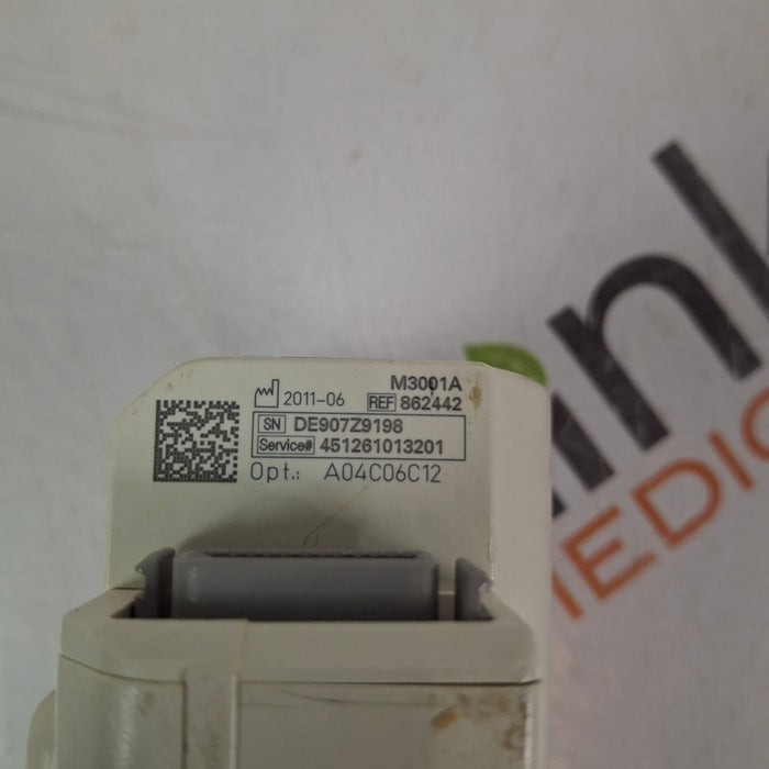 Philips M3001A-A04C06C12 OxiMax SpO2, NIBP, 12 Lead ECG, Temp, IBP MMS Module