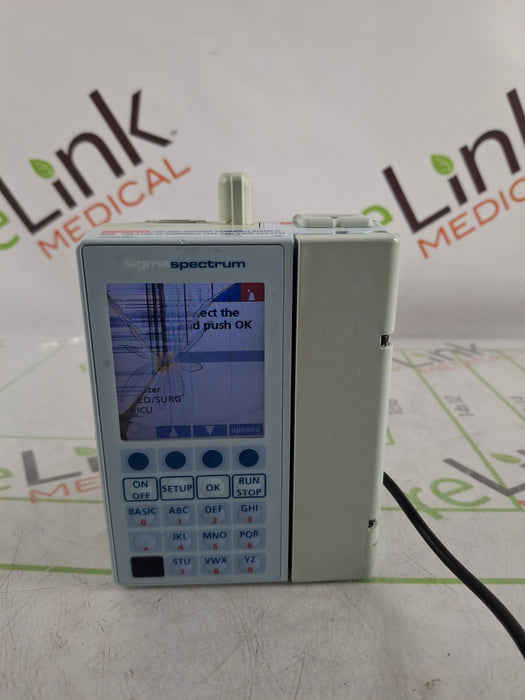 Baxter Sigma Spectrum 6.05.13 with B/G Battery Infusion Pump