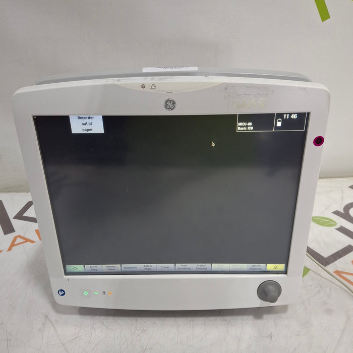 GE Healthcare Carescape B650 Critical Care Patient Monitor