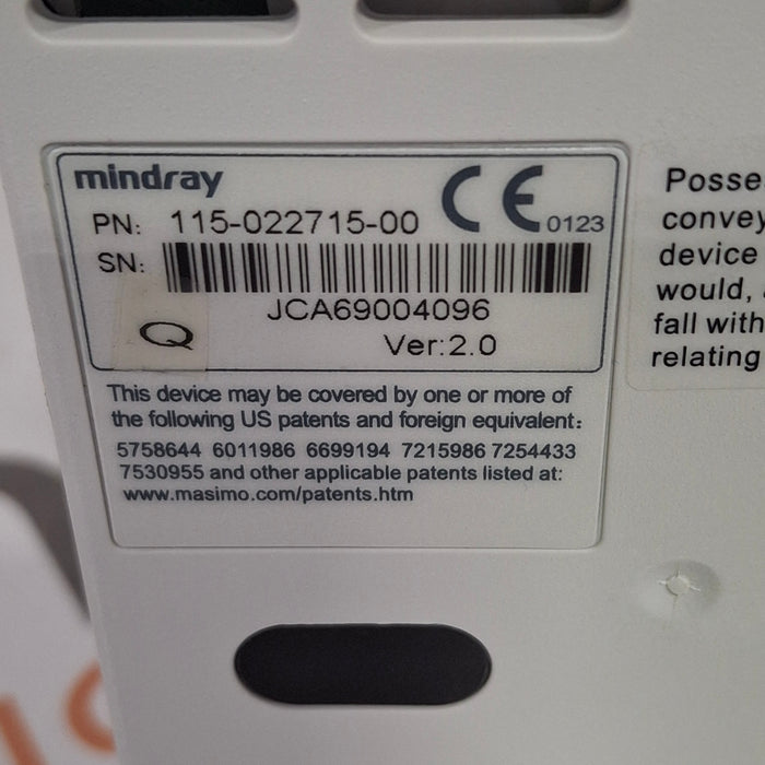 Mindray MPM w/Masimo Module for DPM6/7
