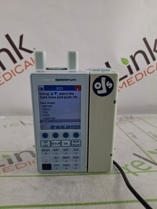 Baxter Sigma Spectrum 6.05.14 with A/B/G/N Battery Infusion Pump