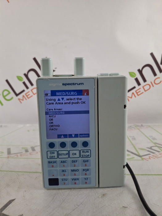 Baxter Sigma Spectrum 6.05.14 with A/B/G/N Battery Infusion Pump