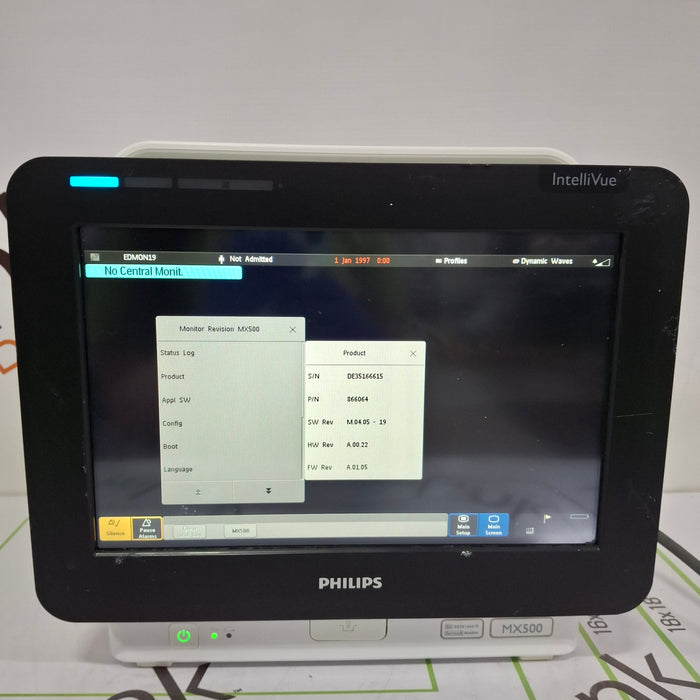 Philips MX500 Portable/Bedside Patient Monitor