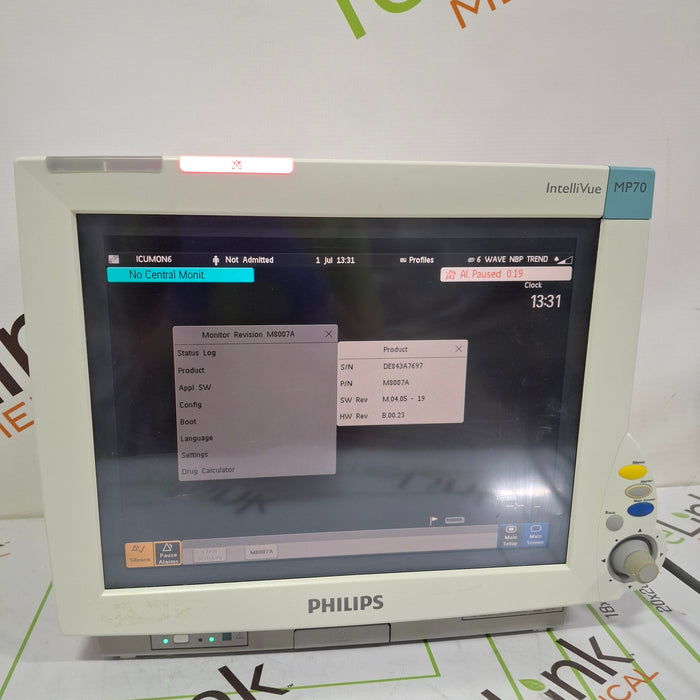 Philips IntelliVue MP70 Patient Monitor