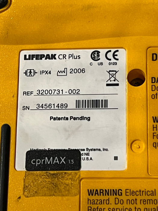Medtronic LifePak CR Plus Defibrillator