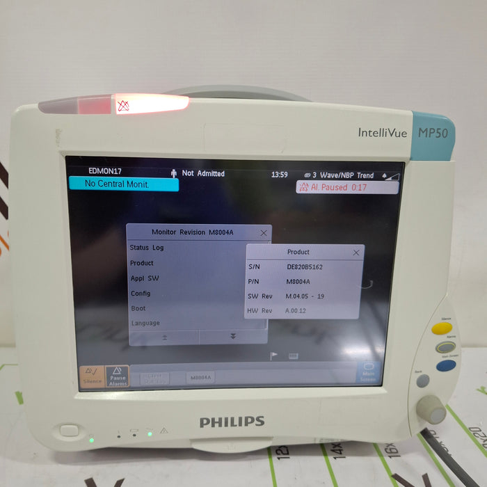 Philips IntelliVue MP50 Patient Monitor