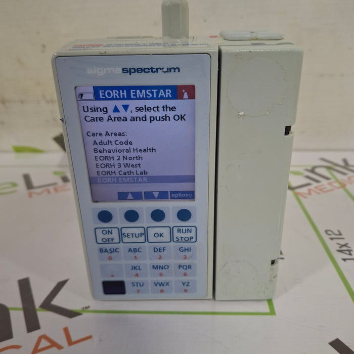 Baxter Sigma Spectrum 6.05.15 with B/G Battery Infusion Pump