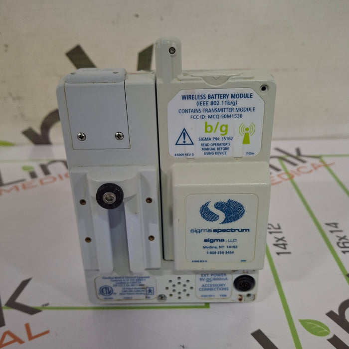 Baxter Sigma Spectrum 6.05.15 with B/G Battery Infusion Pump