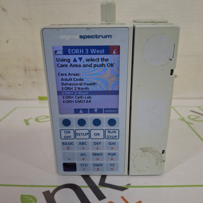 Baxter Sigma Spectrum 6.05.15 with B/G Battery Infusion Pump