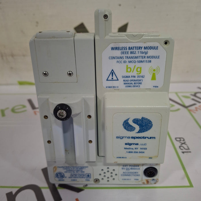 Baxter Sigma Spectrum 6.05.15 with B/G Battery Infusion Pump