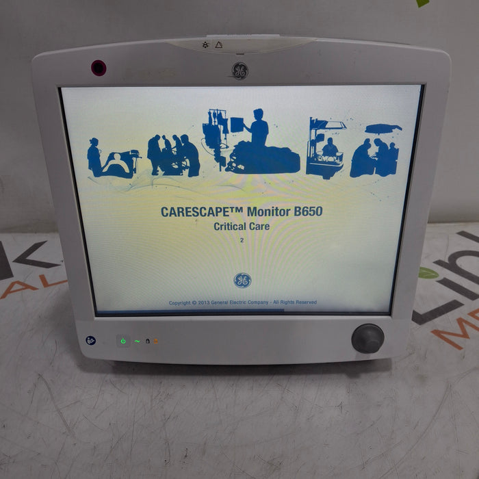 GE Healthcare Carescape B650 Critical Care Patient Monitor