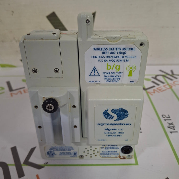 Baxter Sigma Spectrum 6.05.15 with B/G Battery Infusion Pump