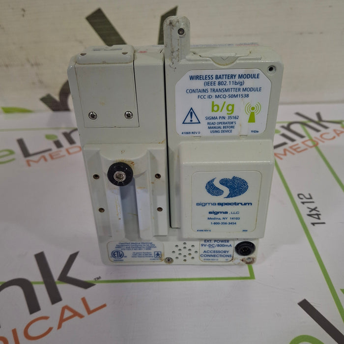 Baxter Sigma Spectrum 6.05.15 with B/G Battery Infusion Pump