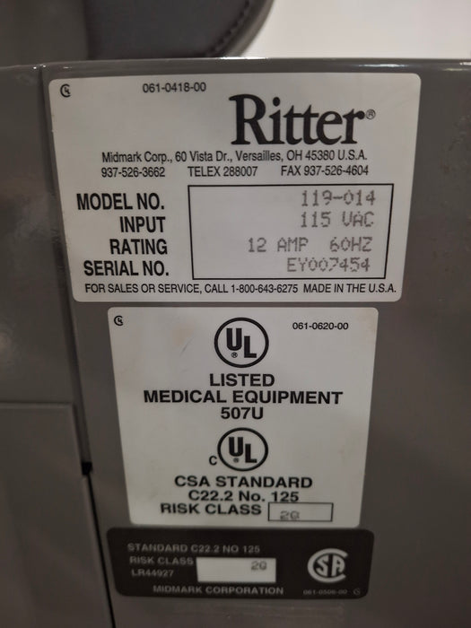 Ritter 119 75 Evolution Exam Chair