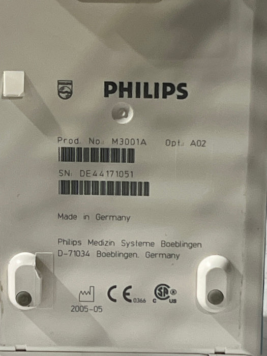 Philips M3001A-A02 OxiMax SpO2, NIBP, ECG MMS Module
