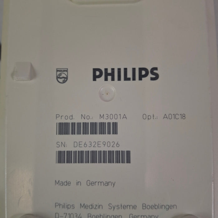Philips M3001A-A01C06 Fast SpO2, NIBP, ECG, Temp, IBP MMS Module