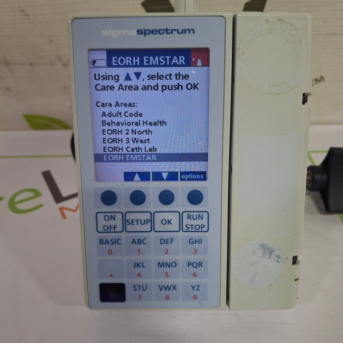Baxter Sigma Spectrum 6.05.13 with B/G Battery Infusion Pump