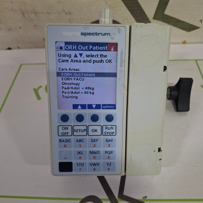 Baxter Sigma Spectrum 6.05.15 with B/G Battery Infusion Pump