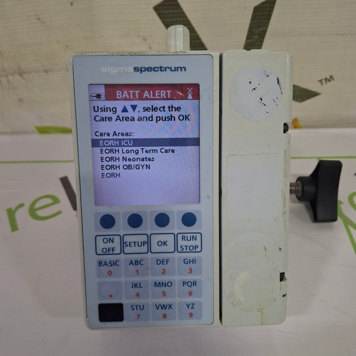 Baxter Sigma Spectrum 6.05.15 with B/G Battery Infusion Pump