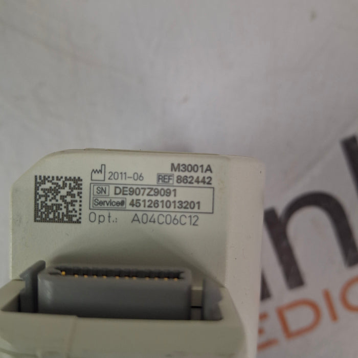 Philips M3001A-A04C06C12 OxiMax SpO2, NIBP, 12 Lead ECG, Temp, IBP MMS Module