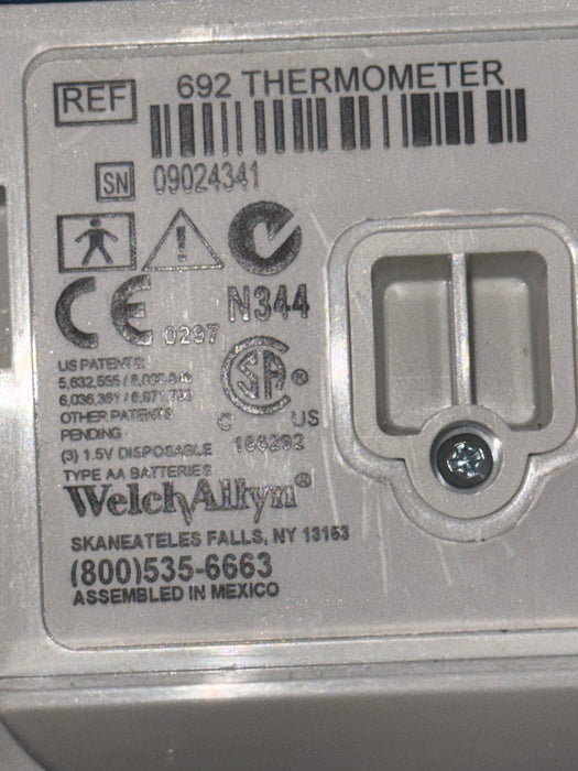 Welch Allyn SureTemp Plus 692 Thermometer