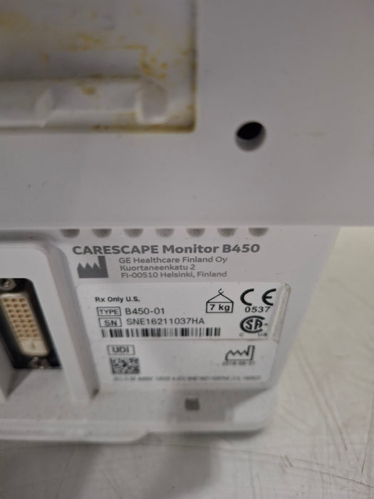 GE Healthcare Carescape B450 Patient Monitor