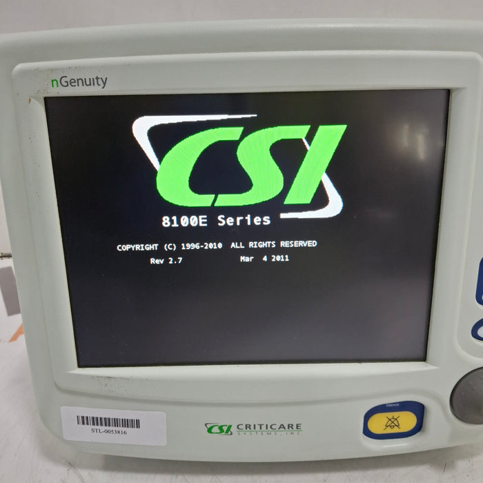 Criticare nGenuity 8100EP Patient Monitor