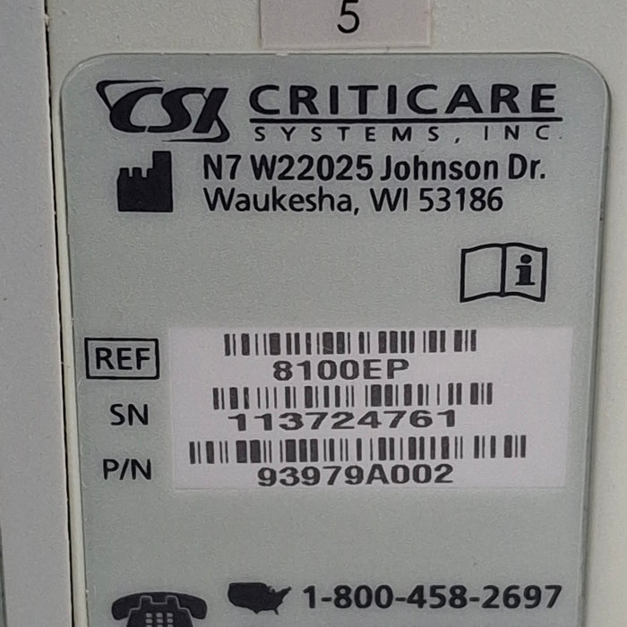 Criticare nGenuity 8100EP Patient Monitor