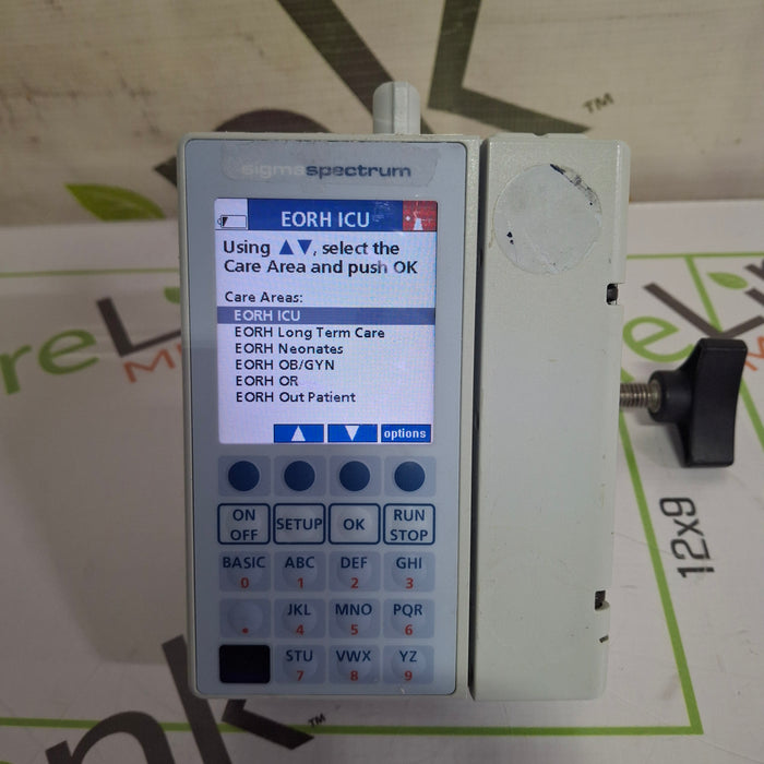 Baxter Sigma Spectrum 6.05.15 with B/G Battery Infusion Pump