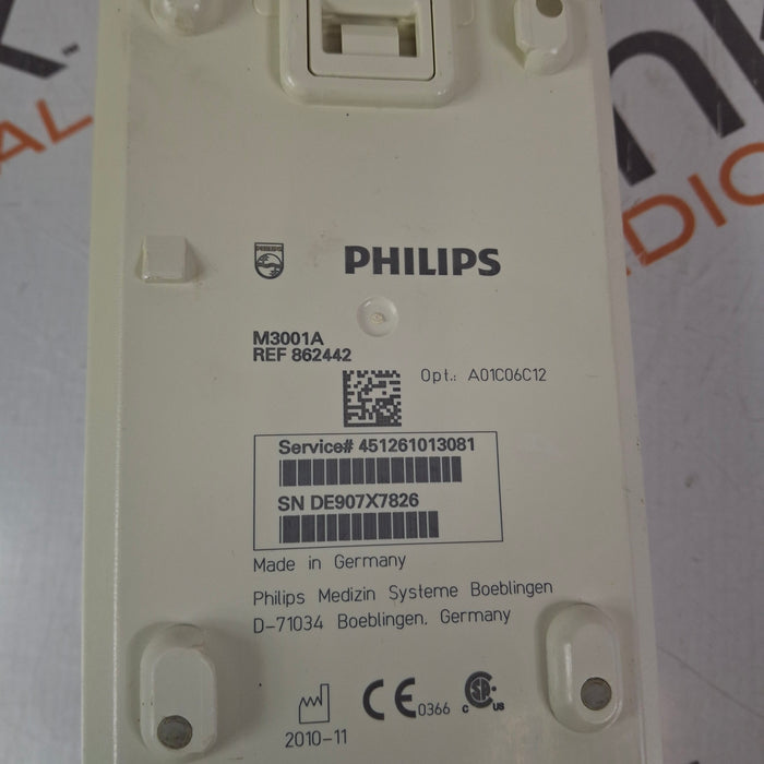 Philips M3001A-A01C06C12 Fast SpO2, NIBP, 12 lead ECG, Temp, IBP MMS Module