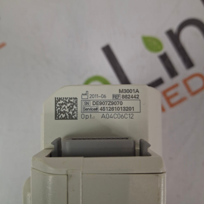 Philips M3001A-A04C06C12 OxiMax SpO2, NIBP, 12 Lead ECG, Temp, IBP MMS Module