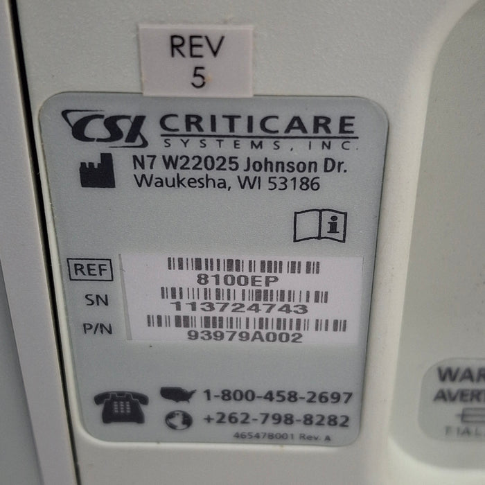 Criticare nGenuity 8100EP Patient Monitor