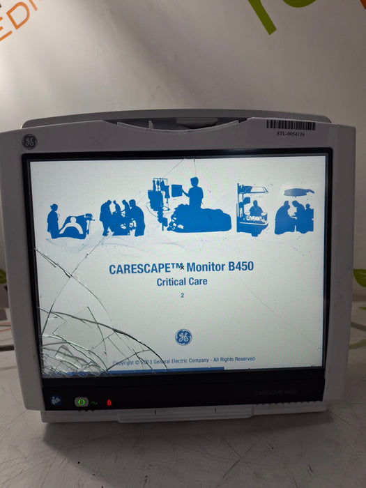GE Healthcare Carescape B450 Critical Care Patient Monitor