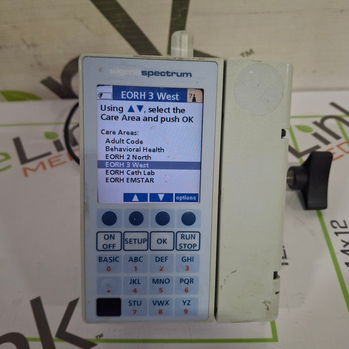 Baxter Sigma Spectrum 6.05.15 with B/G Battery Infusion Pump