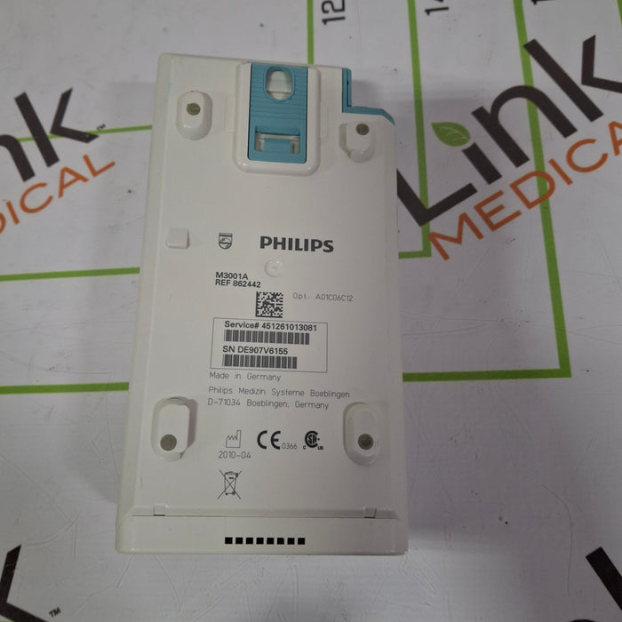 Philips M3001A-A01C06C12 Fast SpO2, NIBP, 12 lead ECG, Temp, IBP MMS Module