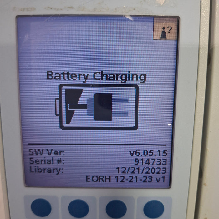 Baxter Sigma Spectrum 6.05.15 with B/G Battery Infusion Pump