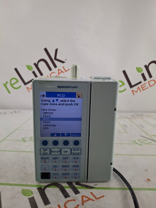 Baxter Sigma Spectrum 6.05.14 with B/G Battery Infusion Pump