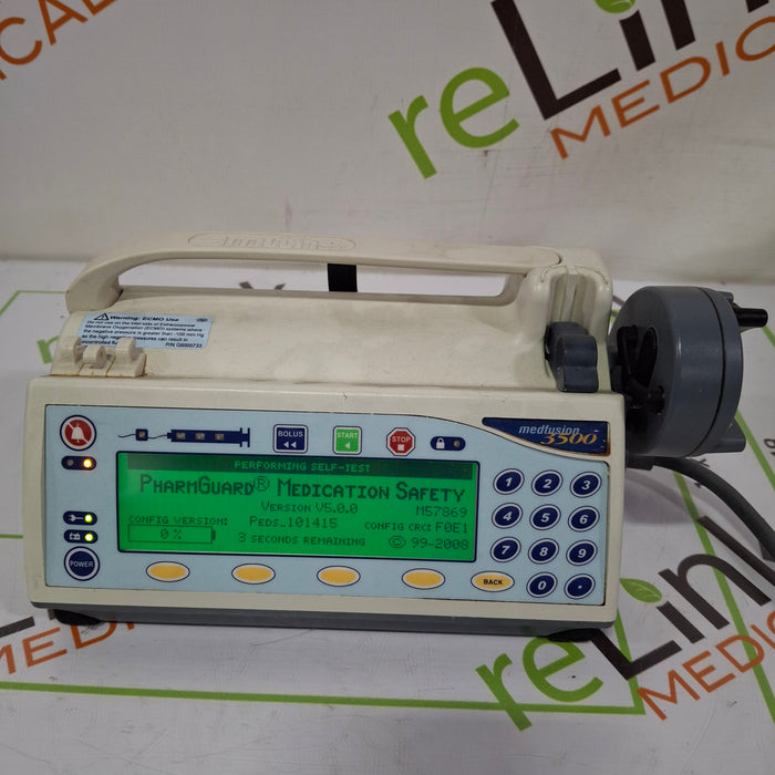 Smiths Medical Medfusion 3500 Version 5 Syringe Infusion Pump