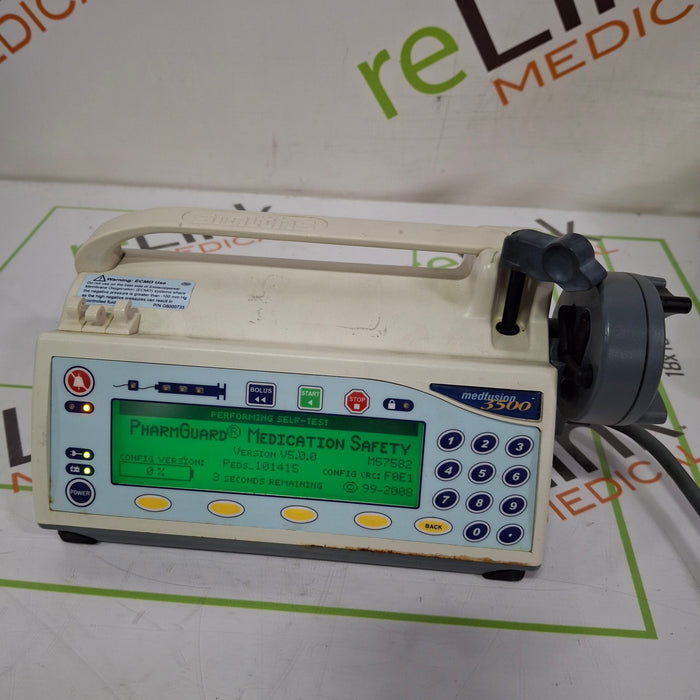 Smiths Medical Medfusion 3500 Version 5 Syringe Infusion Pump