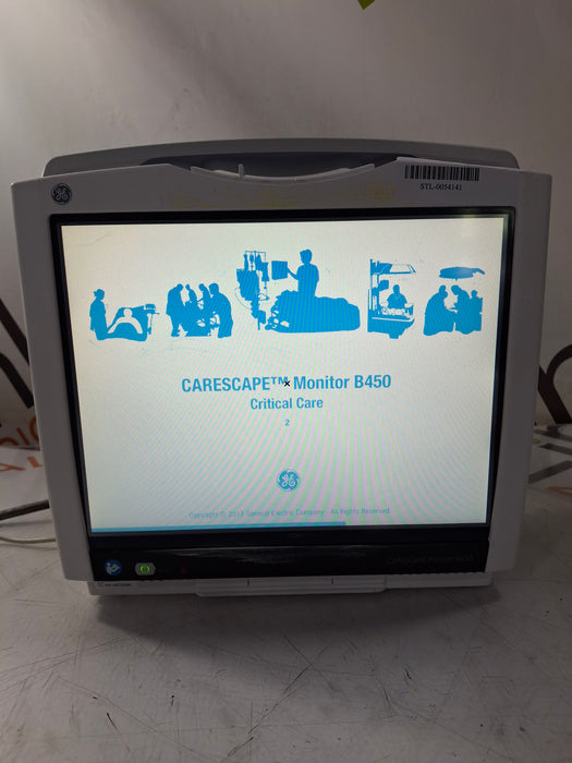 GE Healthcare Carescape B450 Critical Care Patient Monitor